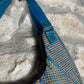 Y2K PLayboy Shoulder Bag Jute Blue Brown Deadstock 2004