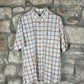 Vintage Thomas Burberry Short Sleeve Shirt Beige XXL