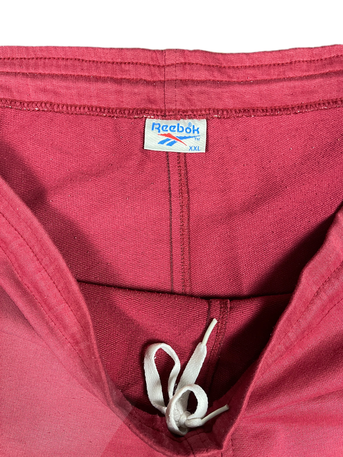 Vintage Reebok Sweat Shorts Bordeaux - XXL