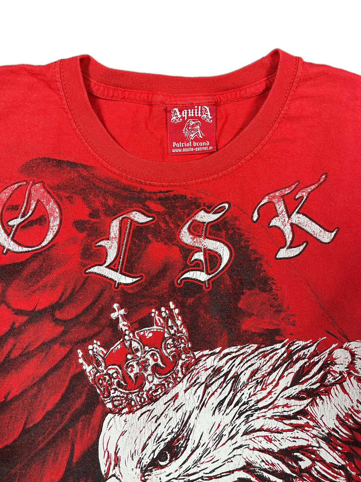 Vintage Polska T-Shirt Red - XL
