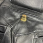 Vintage 70s Leather Shoulder Bag Black