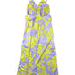 Sleeveless Dress Purple Yellow - S/M